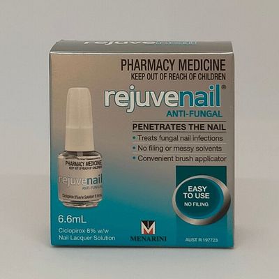 Rejuvenail Antifungal Nail Laquer 6.6mL Fungal Nail Treatment Foot Foundation